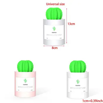 280ml USB Air Humidifier Cactus Timing Aromatherapy Diffuser Mist Maker Fogger Mini Aroma Diffuser With Night Light for bedroom
280ml USB Air Humidifier Cactus Timing Aromatherapy Diffuser Mist Maker Fogger Mini Aroma Diffuser With Night Light for bedroom