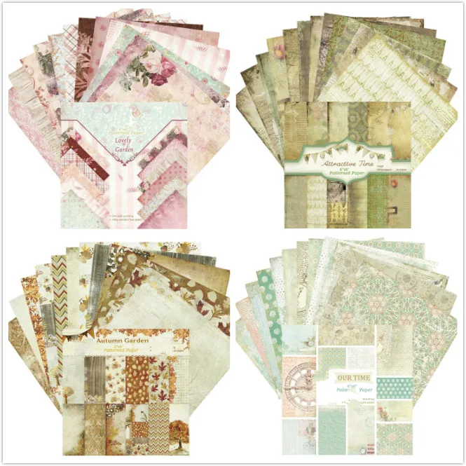 VUAWRTG 12pcs 6" Single-side Printed Mixed pattern creative papercraft art paper handmade scrapbooking kit set books
VUAWRTG 12pcs 6" Single-side Printed Mixed pattern creative papercraft art paper handmade scrapbooking kit set books