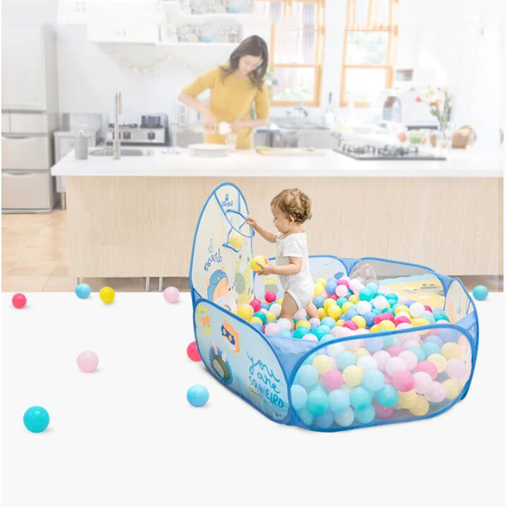 

Portable Kids Playpen Folding Fence for Newborn Baby Pool Children's Playpen Carton Game Tent Infant Ball Pool Baby Hurdle Toys