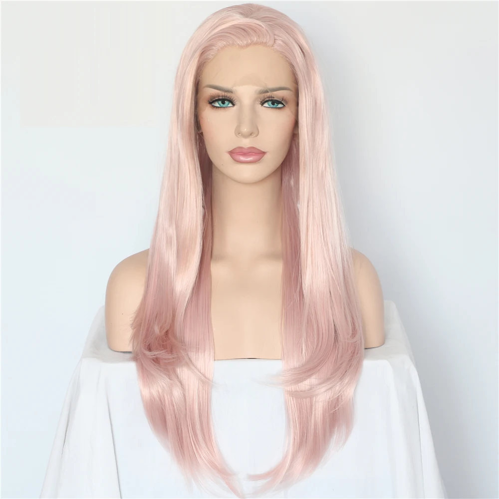 Lvcheryl Natural Long Wave Pink Color hair Hand Tied Heat Resistant Hair Full Density Synthetic Lace Front wigs for Women
Lvcheryl Natural Long Wave Pink Color hair Hand Tied Heat Resistant Hair Full Density Synthetic Lace Front wigs for Women