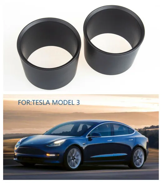 2x ABS Автомобильный держатель для стакана воды вставка расширитель адаптер Tesla Model