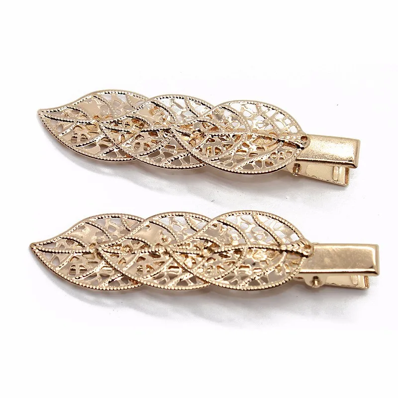 Round Leaves Bobby Pin Metal Gold Color Leaf Hair Clip Rhinestone Hair Barrette Hairpin For Girls Women Hair Jewelry Accessories
Round Leaves Bobby Pin Metal Gold Color Leaf Hair Clip Rhinestone Hair Barrette Hairpin For Girls Women Hair Jewelry Accessories