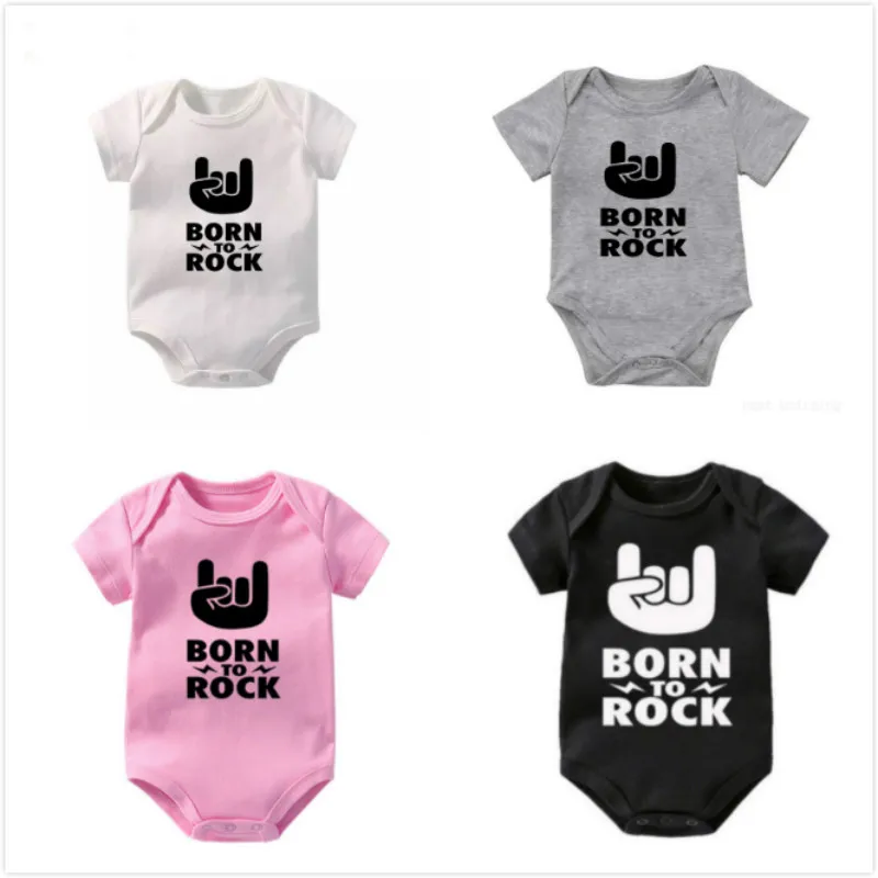Born To Rock Newborn Baby Cotton Short Sleeve Romper Baby Bodysuit Cut Baby Boy Girl Clothes Funny Infant Jumpsuit Babe Clothing
Born To Rock Newborn Baby Cotton Short Sleeve Romper Baby Bodysuit Cut Baby Boy Girl Clothes Funny Infant Jumpsuit Babe Clothing