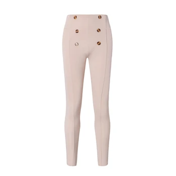 Women Stretchy High Waist Solid Button Leggings Bandage Casual Pencil Legging Trousers Female Fashion Pants
Women Stretchy High Waist Solid Button Leggings Bandage Casual Pencil Legging Trousers Female Fashion Pants