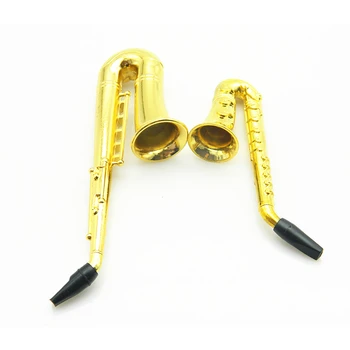 10Pcs Saxophone Smoking Pipe High Quality Sachs Shape Metal Portable Tobacco Pipe Filter Hookah Accessories Pipe Christmas Gift
10Pcs Saxophone Smoking Pipe High Quality Sachs Shape Metal Portable Tobacco Pipe Filter Hookah Accessories Pipe Christmas Gift