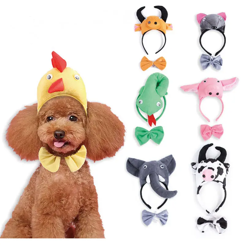 Pet Headwear Cartoon Animals Headband Holiday For Pet Dog Cat Part Gift Pet Headdress Halloween Headband Cosplay Funny Set
Pet Headwear Cartoon Animals Headband Holiday For Pet Dog Cat Part Gift Pet Headdress Halloween Headband Cosplay Funny Set
