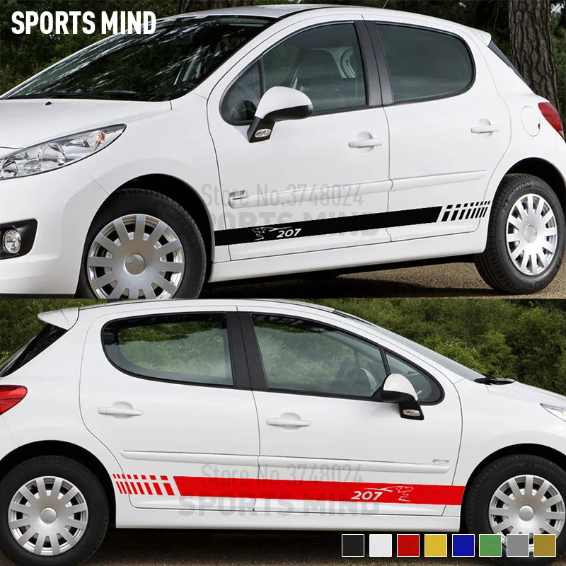 3 Pairs Door & Waist Line Car Sticker Decal Automobiles Car Styling For Peugeot 207 Car Stickers 207 SW Car Accessories
3 Pairs Door & Waist Line Car Sticker Decal Automobiles Car Styling For Peugeot 207 Car Stickers 207 SW Car Accessories