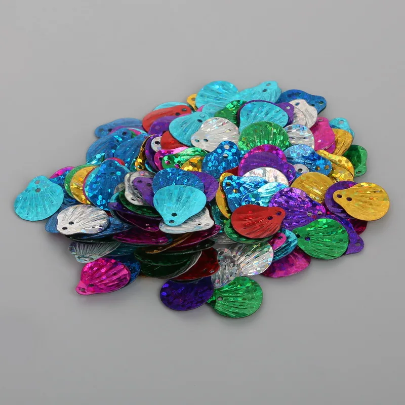 250 PCS 13x14mm Shell Shape Loose Sequins&Paillettes Flat Ellipse With Side Hole Belly Dance Garment DIY Accessories
250 PCS 13x14mm Shell Shape Loose Sequins&Paillettes Flat Ellipse With Side Hole Belly Dance Garment DIY Accessories