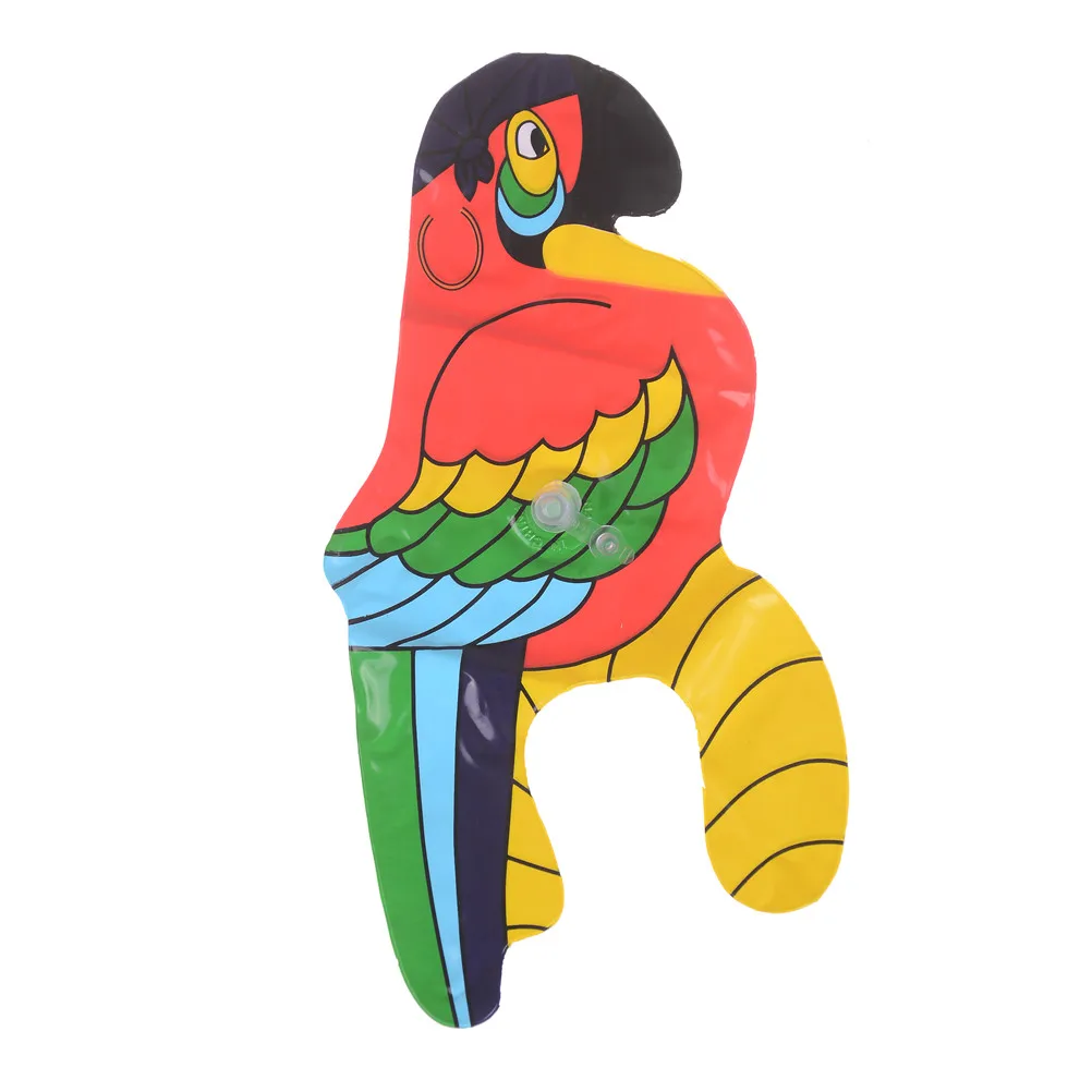 1pc inflatable blow up parrot hawaiian tropical pirate party