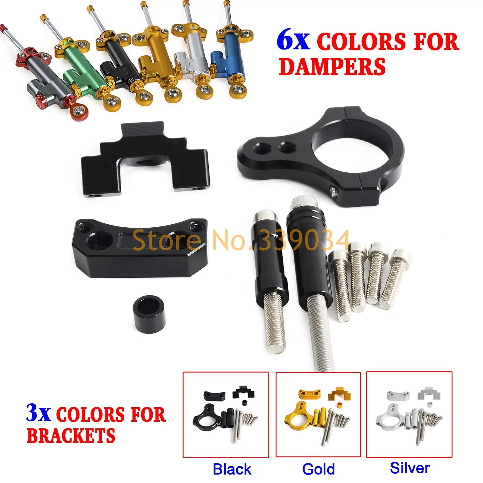 Motorcycle CNC Steering Damper Stabilizer & Bracket for Yamaha YZF-R25/R3 2013 2014 2015 2016
Motorcycle CNC Steering Damper Stabilizer & Bracket for Yamaha YZF-R25/R3 2013 2014 2015 2016