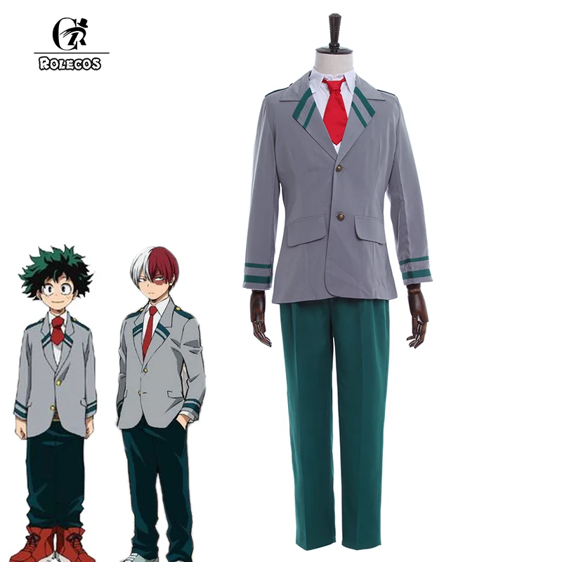 ROLECOS Japanese Anime Boku no Hero Academia Cosplay Costume My Hero Academia Midoriya Izuku Bakugou Katsuk Cosplay Men Uniform
ROLECOS Japanese Anime Boku no Hero Academia Cosplay Costume My Hero Academia Midoriya Izuku Bakugou Katsuk Cosplay Men Uniform
