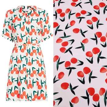 145X100cm Spring and Summer Peach Pattern Cotton Fabric for Woman Girl Summer Dresses Skirts Shirts Sewing DIY
145X100cm Spring and Summer Peach Pattern Cotton Fabric for Woman Girl Summer Dresses Skirts Shirts Sewing DIY