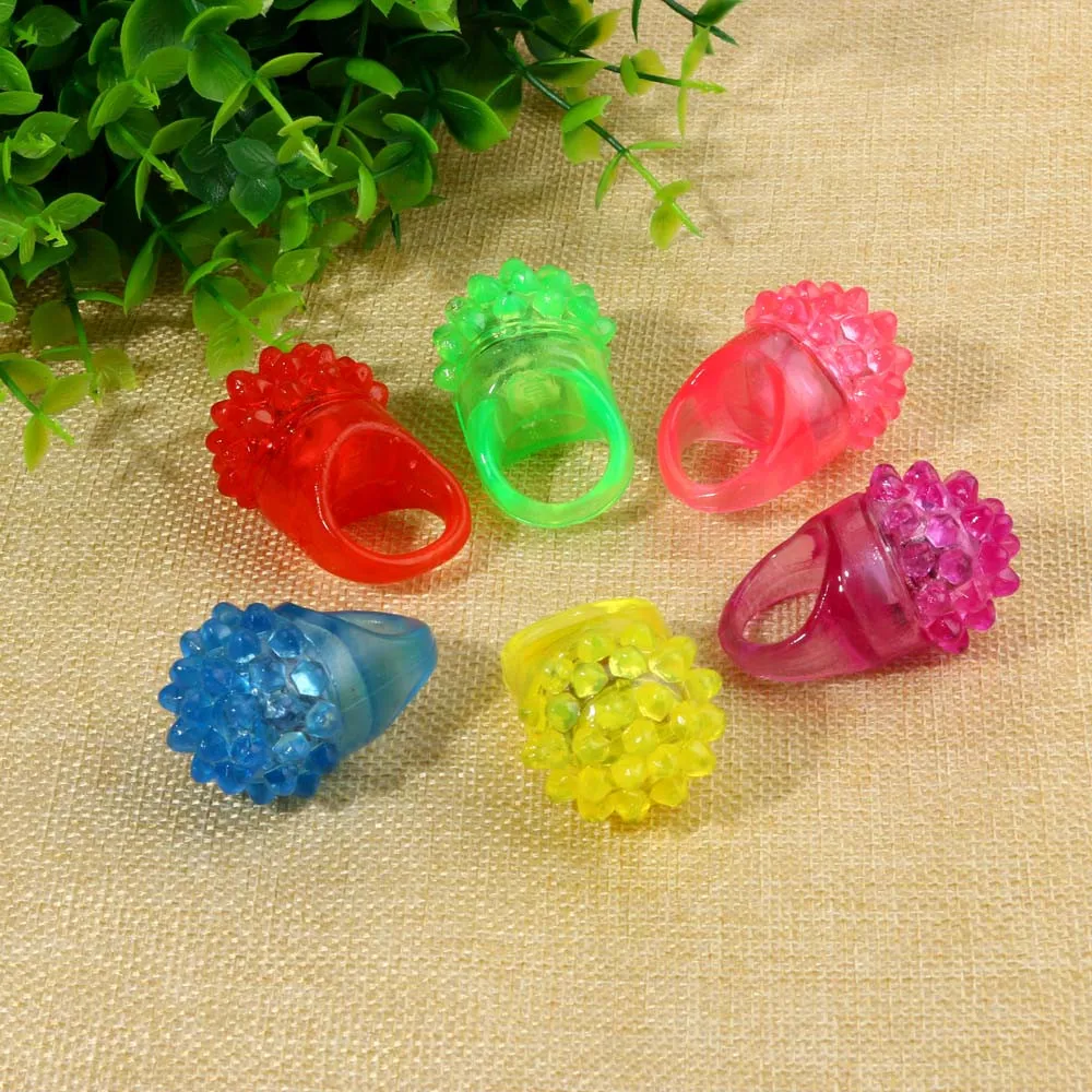 New Cute 6 Pack Led Rubber Rings For Party Favors Jelly Bubble Light Up Finger Toy Wholesale And Drop Shipping
New Cute 6 Pack Led Rubber Rings For Party Favors Jelly Bubble Light Up Finger Toy Wholesale And Drop Shipping