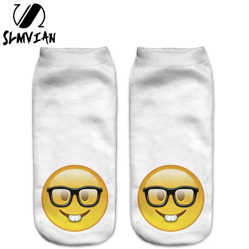 SLMVIAN New Emoji Nerd 3D Print Animal Women Socks Casual cartoon Socks Unisex Low Cut Ankle Socks
SLMVIAN New Emoji Nerd 3D Print Animal Women Socks Casual cartoon Socks Unisex Low Cut Ankle Socks