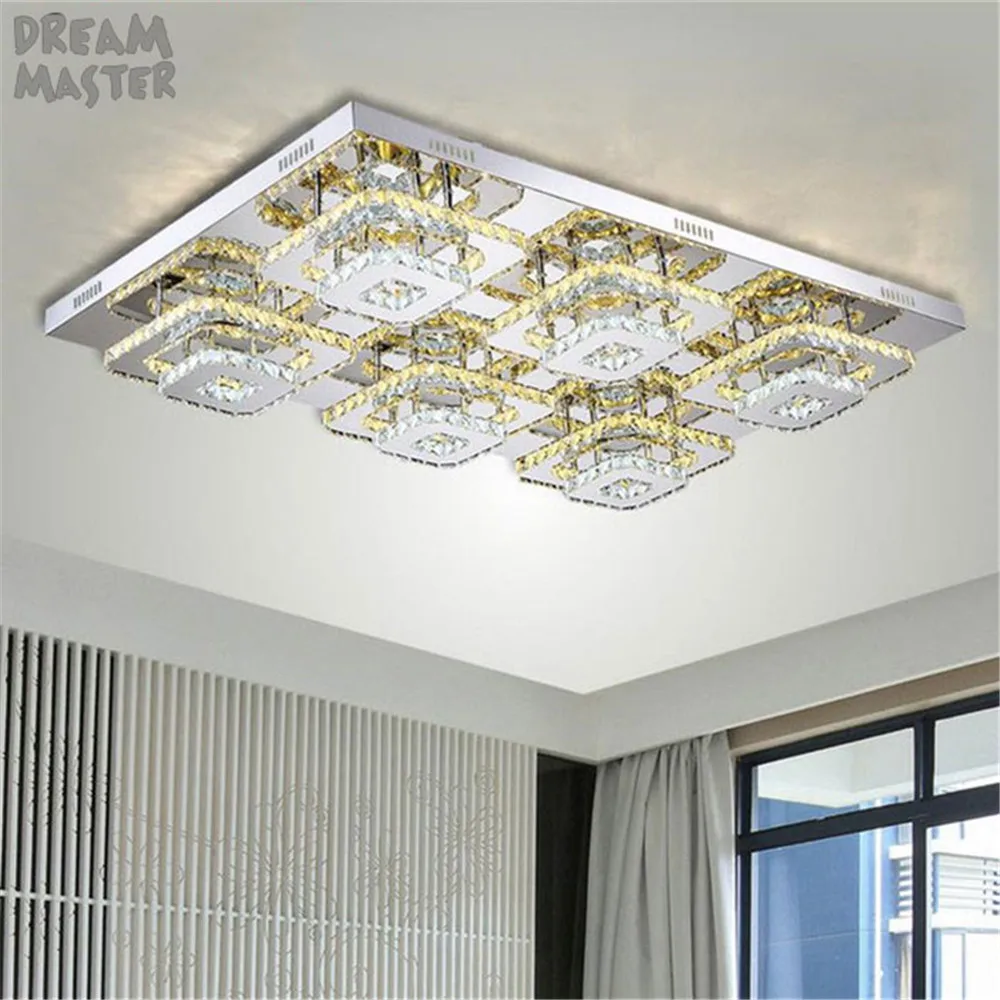 Modern Crystal LED ceiling chandeliers lights Fixture Indoor Lamp lamparas de techo Lustres led Lamp bed living room hall lamps
Modern Crystal LED ceiling chandeliers lights Fixture Indoor Lamp lamparas de techo Lustres led Lamp bed living room hall lamps