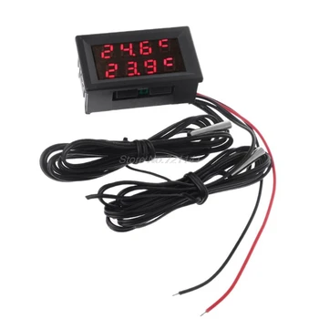 Dual Display Digital Thermometer Temperature Sensor Tester With 2 NTC Waterproof Metal Probe Sensor Dropship
Dual Display Digital Thermometer Temperature Sensor Tester With 2 NTC Waterproof Metal Probe Sensor Dropship