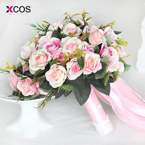 Bridesmaid Wedding Bouquet Handmade Artificial Bride Flower Rose buque casamento Bridal Bouquet
Bridesmaid Wedding Bouquet Handmade Artificial Bride Flower Rose buque casamento Bridal Bouquet