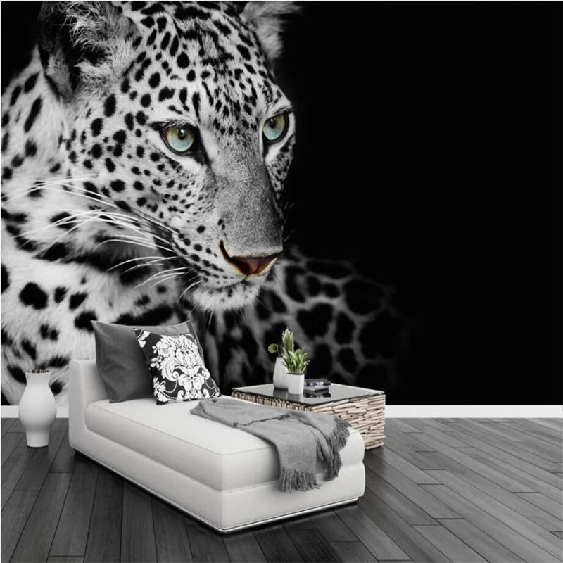 beibehang Custom wallpaper fresco black cheetah TV backdrop Modern minimalist living room sofa backdrop papel de parede
beibehang Custom wallpaper fresco black cheetah TV backdrop Modern minimalist living room sofa backdrop papel de parede