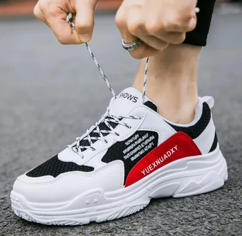 Spring and Summer New Men's Shoes Patchwork Lace Men's Casual Breathable Old Shoes Wear-resistant Non-slip Trend Small white
Spring and Summer New Men's Shoes Patchwork Lace Men's Casual Breathable Old Shoes Wear-resistant Non-slip Trend Small white