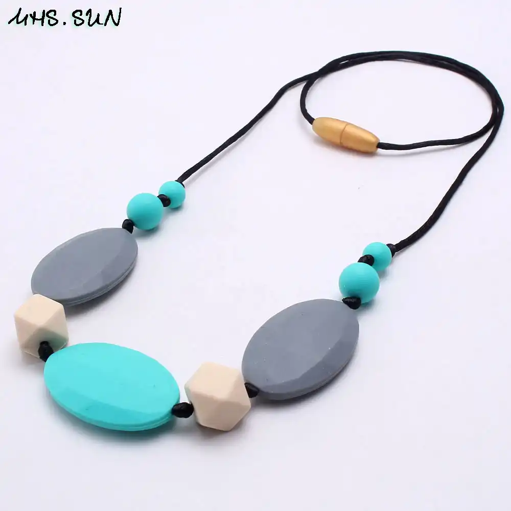 silicone teething necklace safety