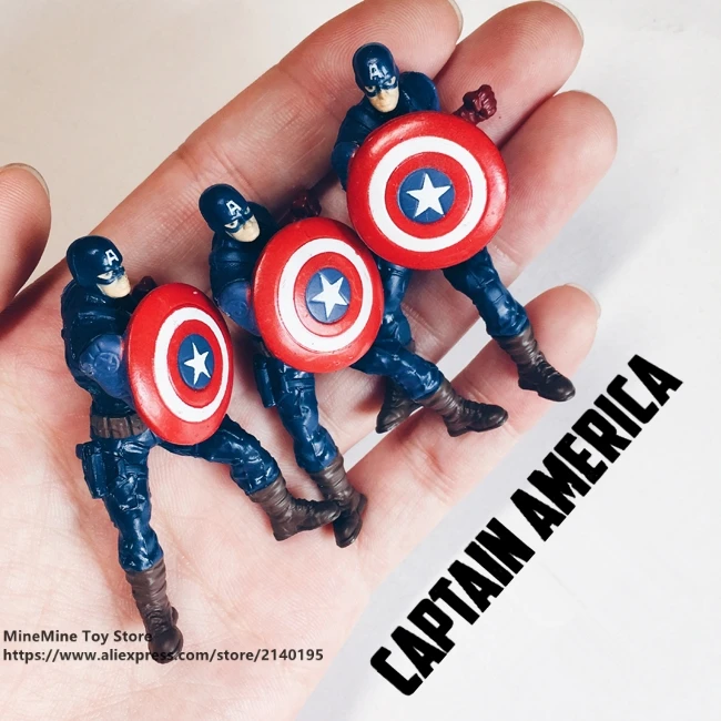 DISNEY Marvel Avengers 3 Captain America 5cm Action Figure Posture Anime Decoration Collection Figurine Toys model for children
DISNEY Marvel Avengers 3 Captain America 5cm Action Figure Posture Anime Decoration Collection Figurine Toys model for children