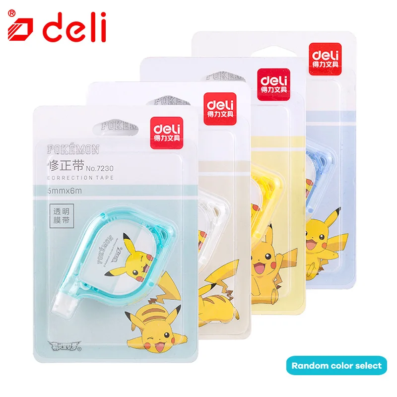 Deli 1PC Correction Tape Cute Kawaii Creative Correction Roller Student Stationery 12M Length Correction Rollers School Supplies
Deli 1PC Correction Tape Cute Kawaii Creative Correction Roller Student Stationery 12M Length Correction Rollers School Supplies