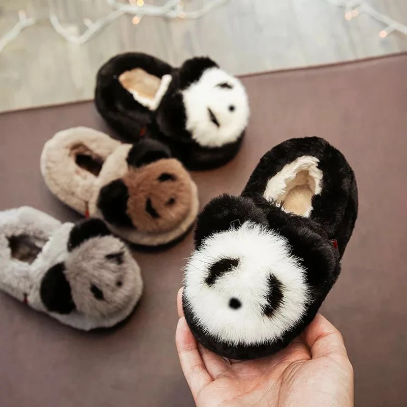 Winter Slippers Boy Cartoon Panda Cotton Toddler Baby Home Slippers Girls Cute Children Shoes Winter Children Keep Warm Slippers
Winter Slippers Boy Cartoon Panda Cotton Toddler Baby Home Slippers Girls Cute Children Shoes Winter Children Keep Warm Slippers