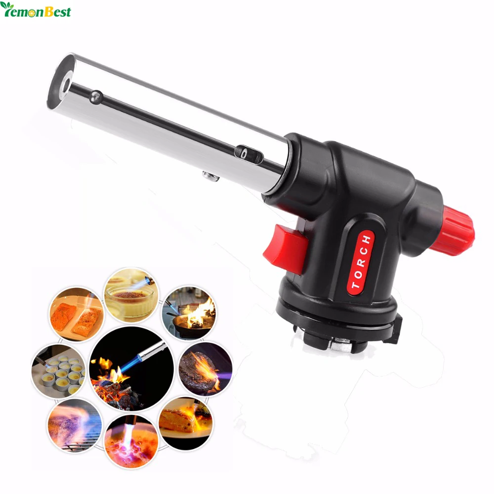 Multi-function Culinary Torch Auto Ignition Flamethrower Butane Burner Gas Torch for Camping Welding BBQ
Multi-function Culinary Torch Auto Ignition Flamethrower Butane Burner Gas Torch for Camping Welding BBQ