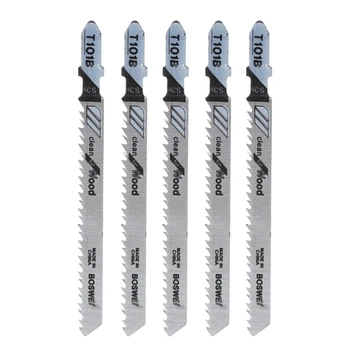 High Quality 5 Pcs T101B HCS 100mm Jigsaw Blade Clean For Wood T-Shank Jig Saw Blades
High Quality 5 Pcs T101B HCS 100mm Jigsaw Blade Clean For Wood T-Shank Jig Saw Blades