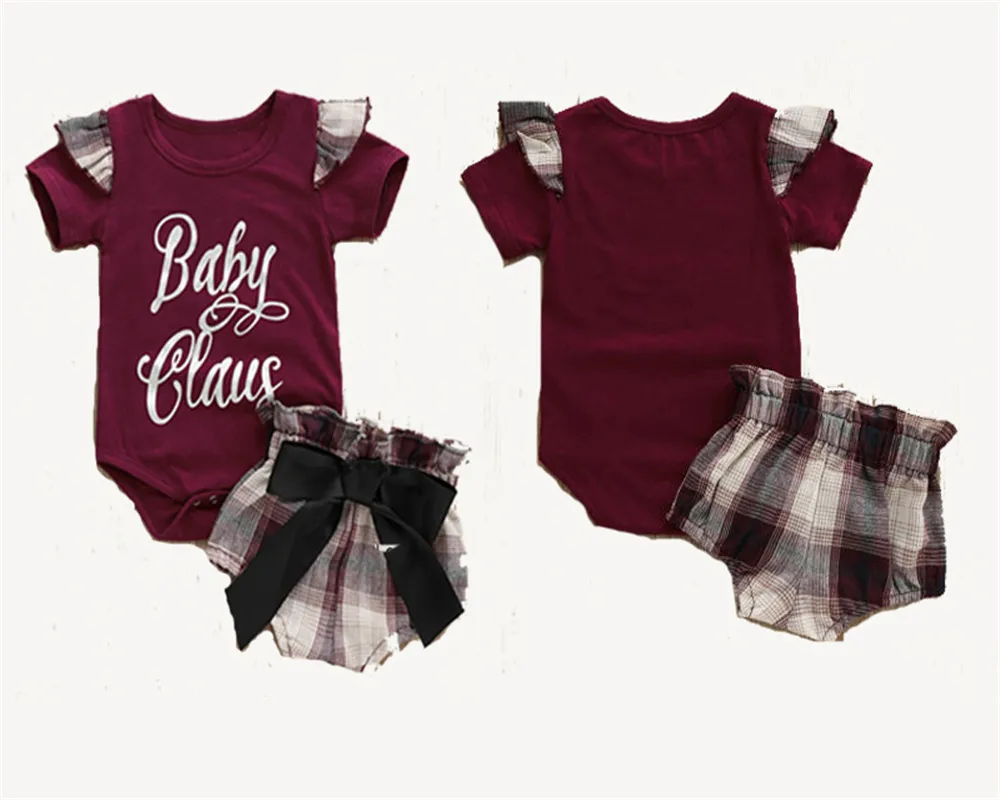 Toddler Baby Girl Summer Bodysuit Romper Tops Plaid Shorts Outfits Set Clothes 0-24M
Toddler Baby Girl Summer Bodysuit Romper Tops Plaid Shorts Outfits Set Clothes 0-24M