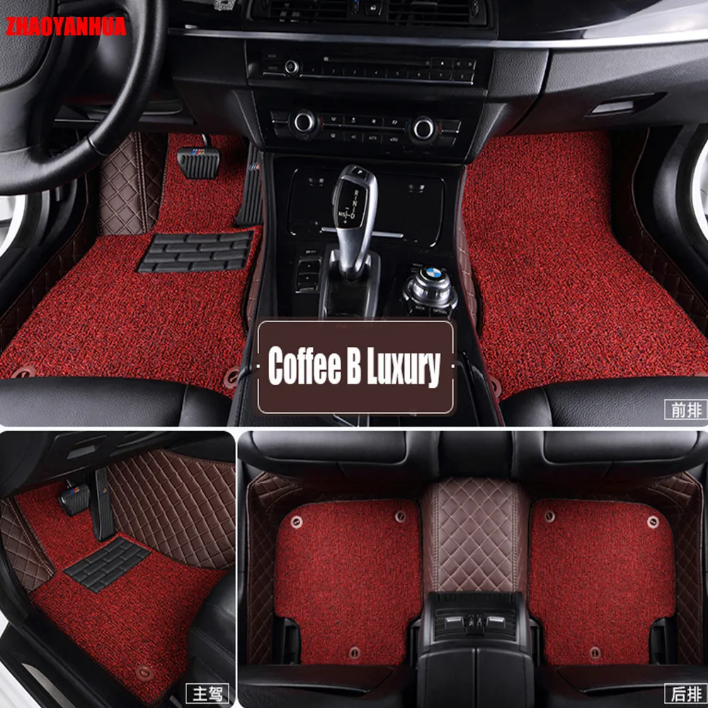 ZHAOYANHUA Car floor mats for Toyota Camry Corolla RAV4 Prius Prado Highlander Sienna zelas verso 6D car-styling carpet liner | Автомобили