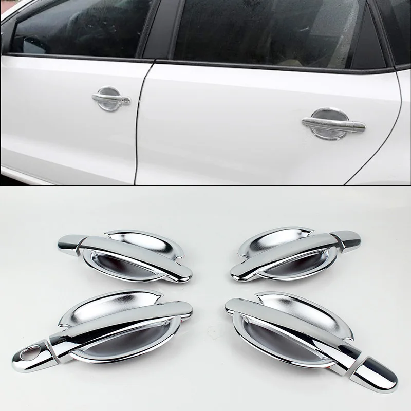 ABS Chrome trim Door Handle Bowl Covers Decorative stickers For Skoda Rapid Spaceback Octavia Yeti Fabia car accessories
ABS Chrome trim Door Handle Bowl Covers Decorative stickers For Skoda Rapid Spaceback Octavia Yeti Fabia car accessories
