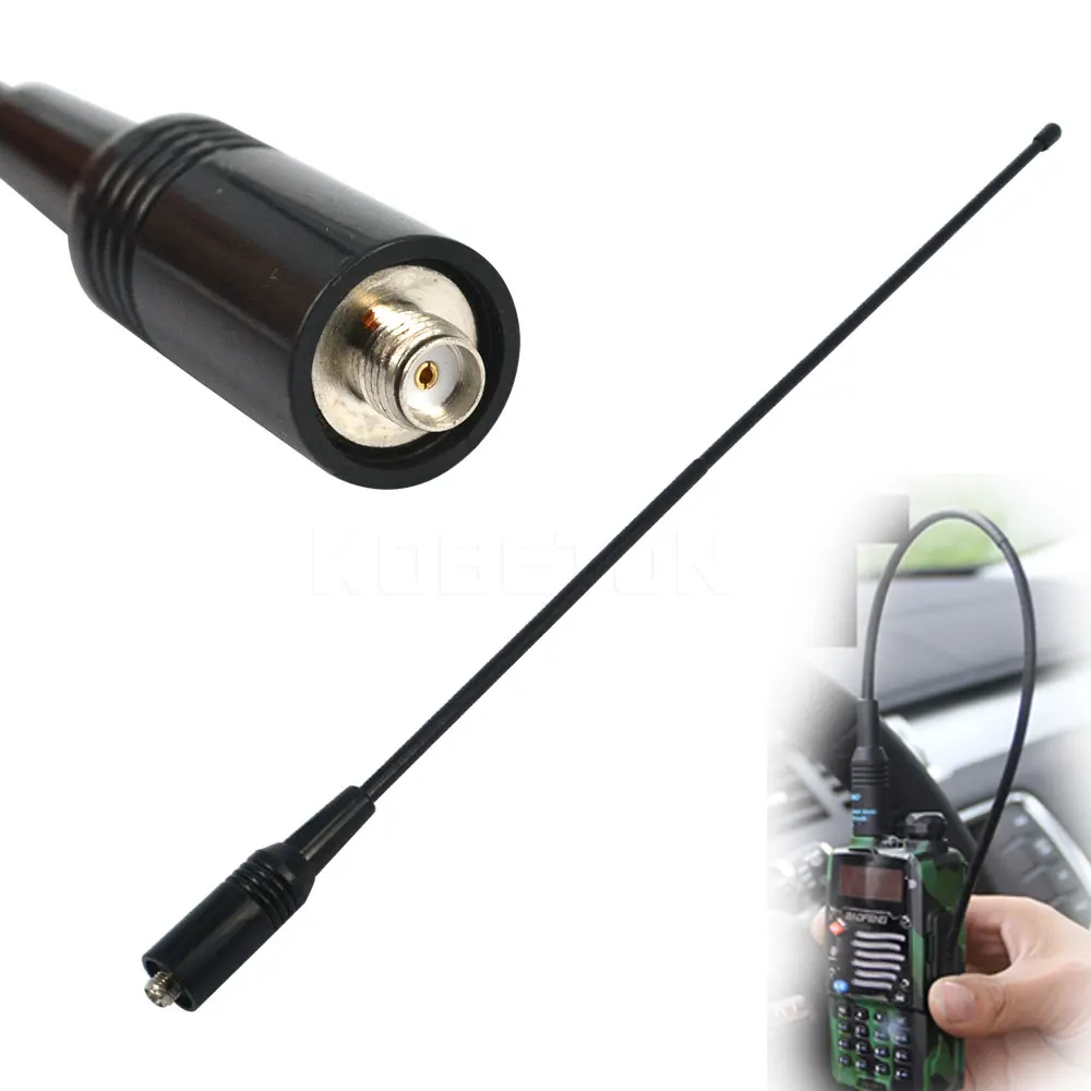 Car Two Way Radio Antenna NA-771 SMA-F SMA Female For Baofeng UV-5R UV-B5 UV-B6 BF-888S Dual Band VHF/UHF 144/430MHz Antennas
Car Two Way Radio Antenna NA-771 SMA-F SMA Female For Baofeng UV-5R UV-B5 UV-B6 BF-888S Dual Band VHF/UHF 144/430MHz Antennas
