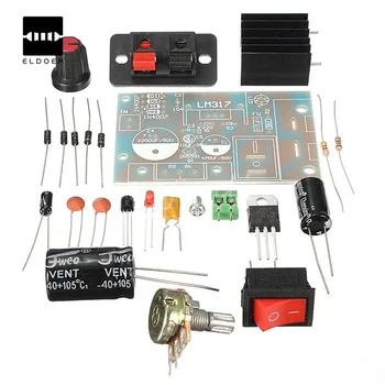 Electronic kit Circuit Board DIY Kit LM317 Adjustable Regulated Voltage Step-down Power Supply Suite Module
Electronic kit Circuit Board DIY Kit LM317 Adjustable Regulated Voltage Step-down Power Supply Suite Module