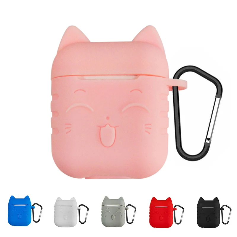 Soft Silicone Case For Apple Airpods Shockproof Cover For Air Pods Earphone Cases Cute Cartoon Cat colorful charging box funda
Soft Silicone Case For Apple Airpods Shockproof Cover For Air Pods Earphone Cases Cute Cartoon Cat colorful charging box funda
