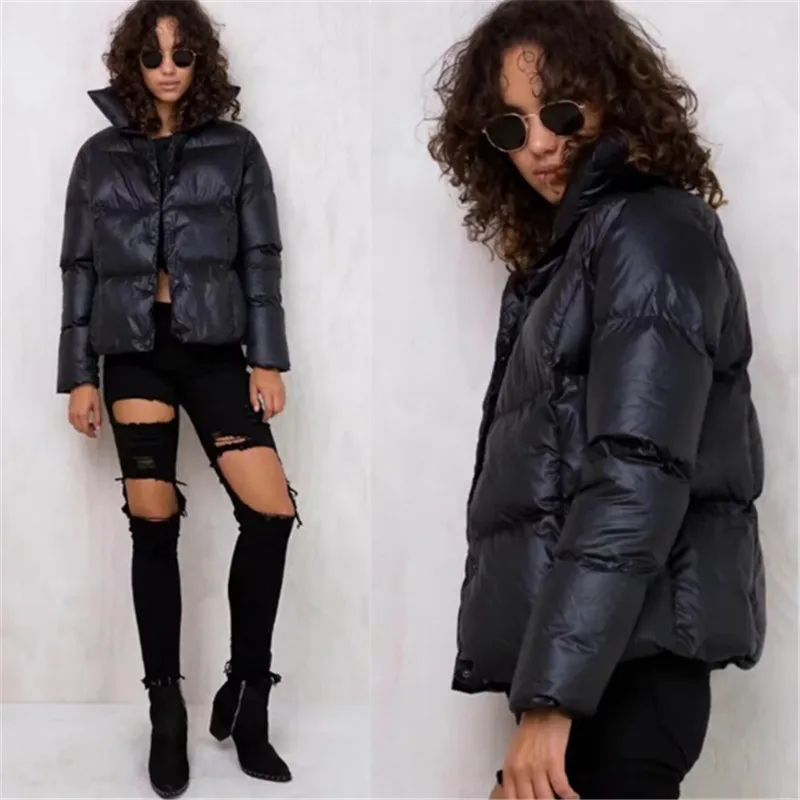 2018 winter new style body warm Lapel bread coat coat thickening women's pure color European and American style cotton clothes
2018 winter new style body warm Lapel bread coat coat thickening women's pure color European and American style cotton clothes