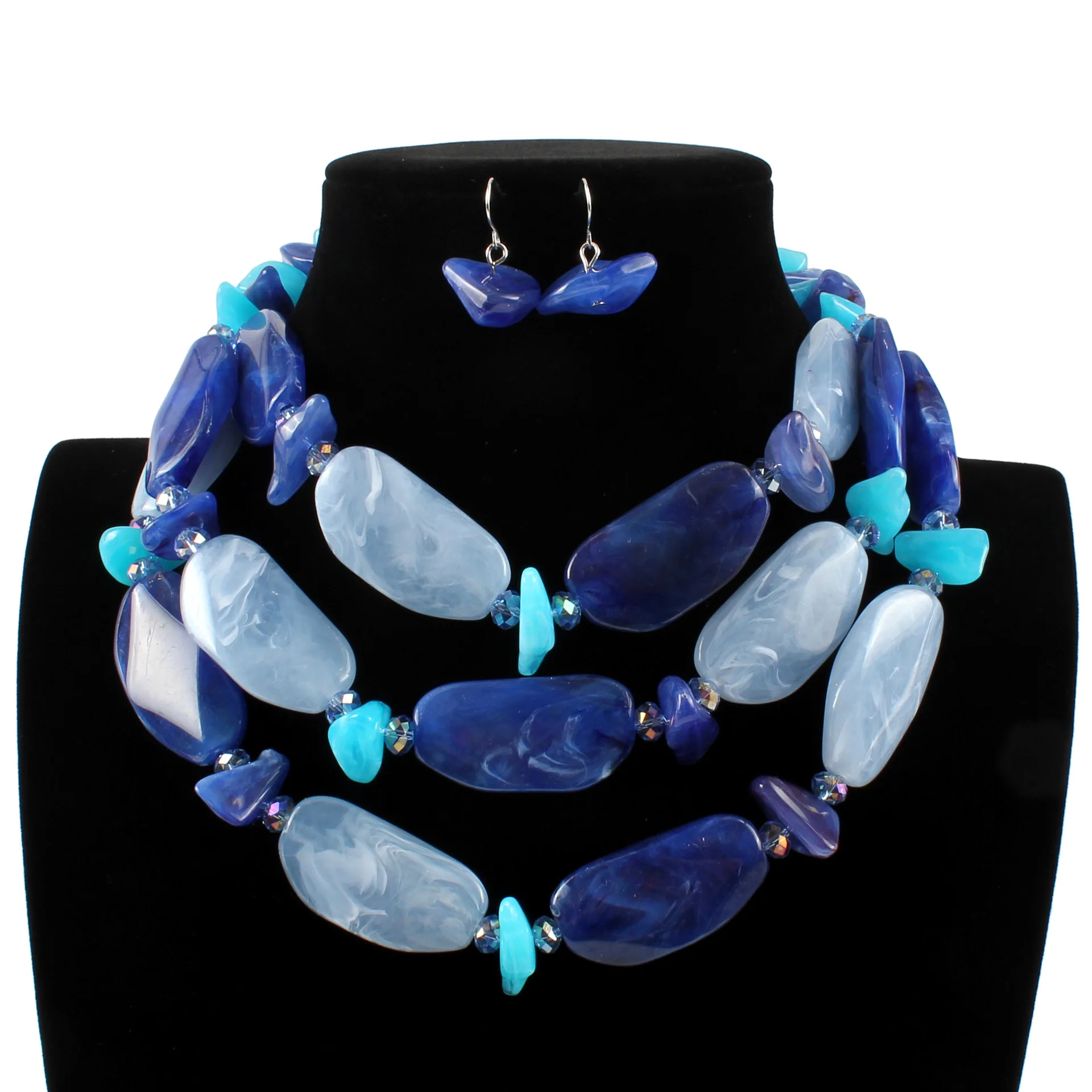 Fashion exaggerates cloud Beaded multi-layer necklace ana earrings party banquet dress exquisite jewelry set for woman
Fashion exaggerates cloud Beaded multi-layer necklace ana earrings party banquet dress exquisite jewelry set for woman