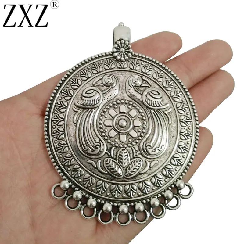 ZXZ 2pcs Tribal Large Antique Silver Bohemian Boho 9 Bailors Connectors Pendants for Jewelry Making Findings 80x62mm
ZXZ 2pcs Tribal Large Antique Silver Bohemian Boho 9 Bailors Connectors Pendants for Jewelry Making Findings 80x62mm