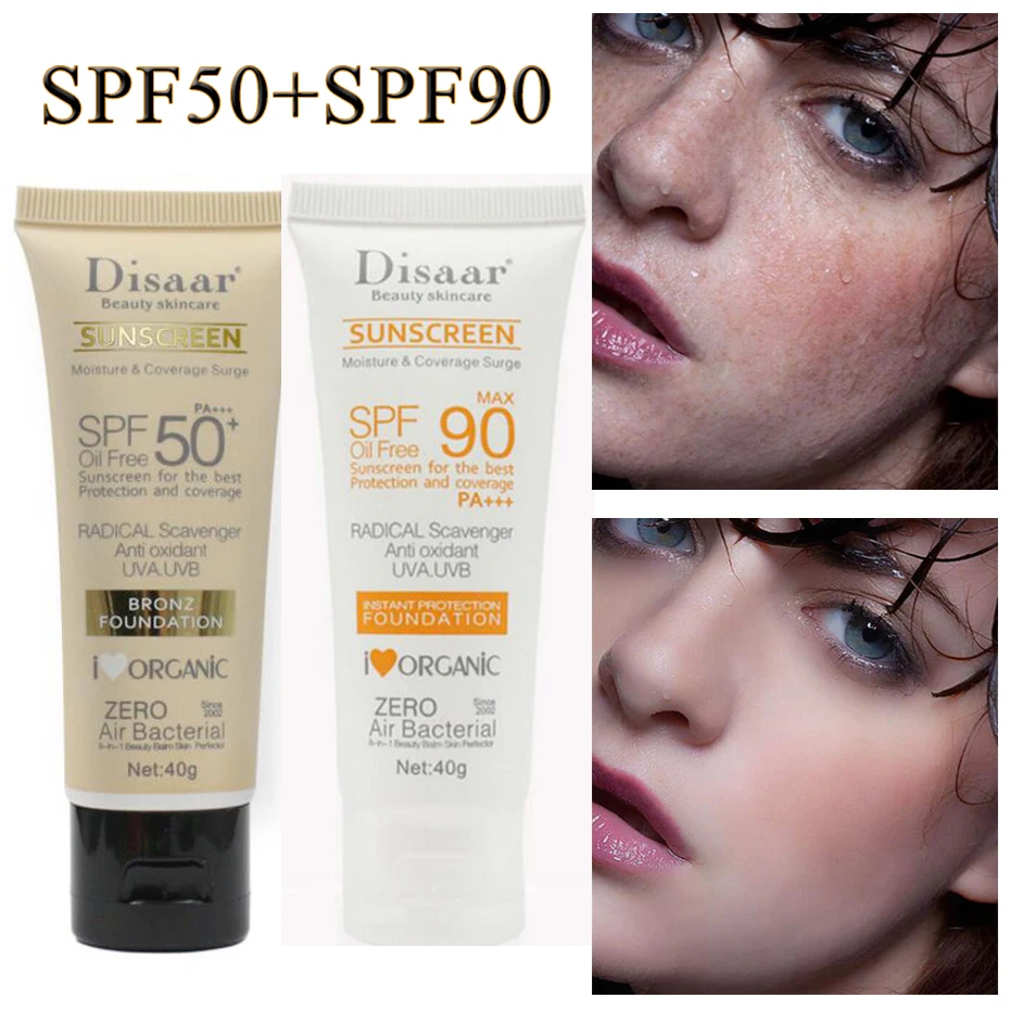 Disaar Facial Body Sunscreen Cream Sunblock Skin Protective Cream Anti-Aging Oil-control Moisturizing Whitening SPF 50 + SPF 90
Disaar Facial Body Sunscreen Cream Sunblock Skin Protective Cream Anti-Aging Oil-control Moisturizing Whitening SPF 50 + SPF 90
