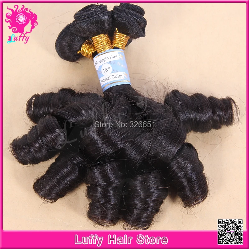 Cheap 6A Grade Unprocessed Brazilian Curly Hair Virgin Human Hair Romance Bouncy Curly Hair Luffy Curly Hair Double Strong Weft