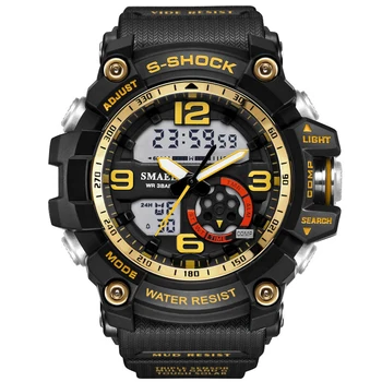 2019 Brand G Style Fashion Digital-Watch Mens Sports Watches Army Military Wristwatch Erkek Saat Shock Resist Clock Quartz Watch
2019 Brand G Style Fashion Digital-Watch Mens Sports Watches Army Military Wristwatch Erkek Saat Shock Resist Clock Quartz Watch
