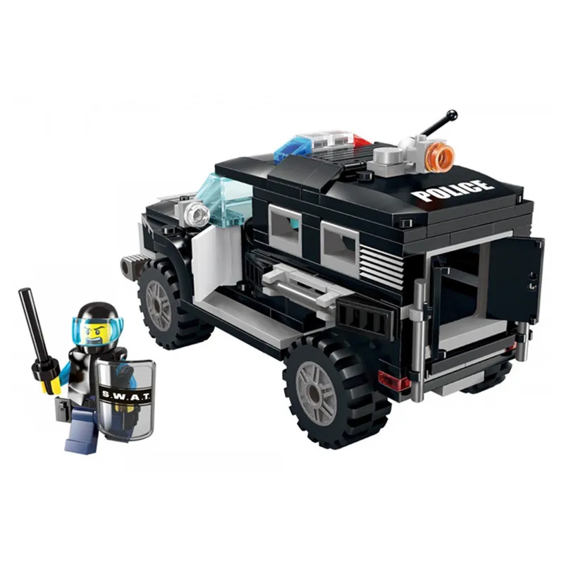 Enlighten 1110 City Police Swat SUV Building Blocks Model kit Bricks Car-styling Assembly Educational Toys for Children gift
Enlighten 1110 City Police Swat SUV Building Blocks Model kit Bricks Car-styling Assembly Educational Toys for Children gift