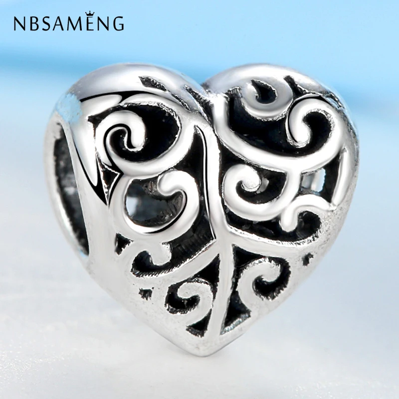 Silver Plated Amazing Hollow Heart Shape Charm Beads Fit Original Pandora Bracelet Pendant For Women Fashion DIY Jewelry Making
Silver Plated Amazing Hollow Heart Shape Charm Beads Fit Original Pandora Bracelet Pendant For Women Fashion DIY Jewelry Making