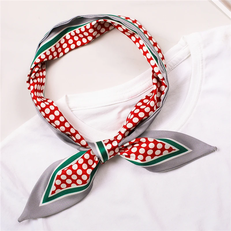 2019 New Silk Neck Scarf for Women Dot Print Luxury Hair Band Tie Lady Bag Handle Scarf Female Headwear Ribbons
2019 New Silk Neck Scarf for Women Dot Print Luxury Hair Band Tie Lady Bag Handle Scarf Female Headwear Ribbons