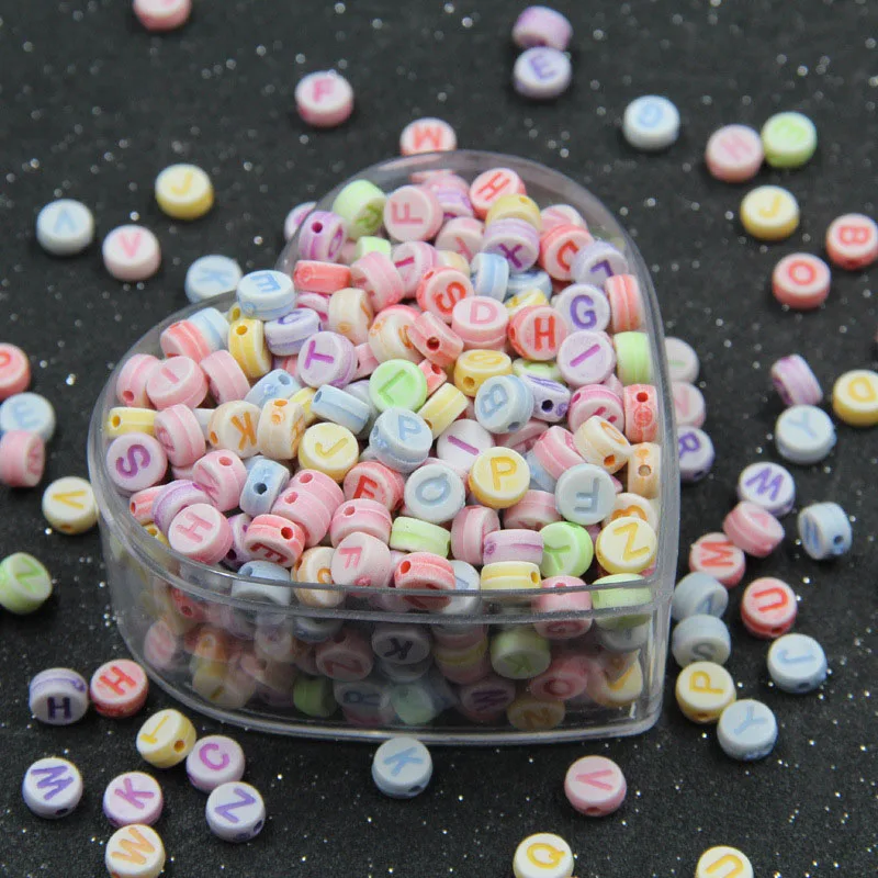 Top Quality Kids Mixed Alphabet Beads Acrylic Bead With DIY Colorful Letters Beads Bracelet Accessories For Jewelry Making 7mm
Top Quality Kids Mixed Alphabet Beads Acrylic Bead With DIY Colorful Letters Beads Bracelet Accessories For Jewelry Making 7mm