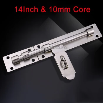 Brand New 14Inch Door Lock Latch Chain Security Bathroom Barrel Bolt Pad Guard 10mm Solid Core Door latch K200/4
Brand New 14Inch Door Lock Latch Chain Security Bathroom Barrel Bolt Pad Guard 10mm Solid Core Door latch K200/4