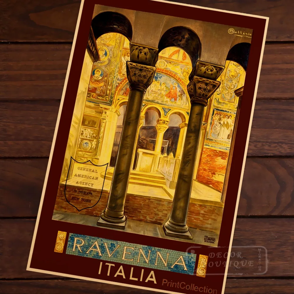 Ravenna Art Renaissance Travel Italy Landscape Vintage Retro Kraft Canvas Poster DIY Wall Stickers Posters Home Decor Gift
Ravenna Art Renaissance Travel Italy Landscape Vintage Retro Kraft Canvas Poster DIY Wall Stickers Posters Home Decor Gift