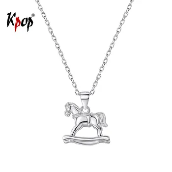 Kpop Carousel Pendant Necklace Animal Jewelry Bridal Gifts 925 Sterling Silver Dainty Merry-go-round Necklace for Women P6227
Kpop Carousel Pendant Necklace Animal Jewelry Bridal Gifts 925 Sterling Silver Dainty Merry-go-round Necklace for Women P6227
