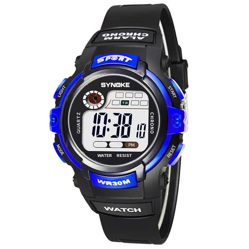 Children Sport Watch Digital Wristwatches Timer Alarm Chrono Boy Girl Clock 30M Waterproof Kid Watch Black
Children Sport Watch Digital Wristwatches Timer Alarm Chrono Boy Girl Clock 30M Waterproof Kid Watch Black