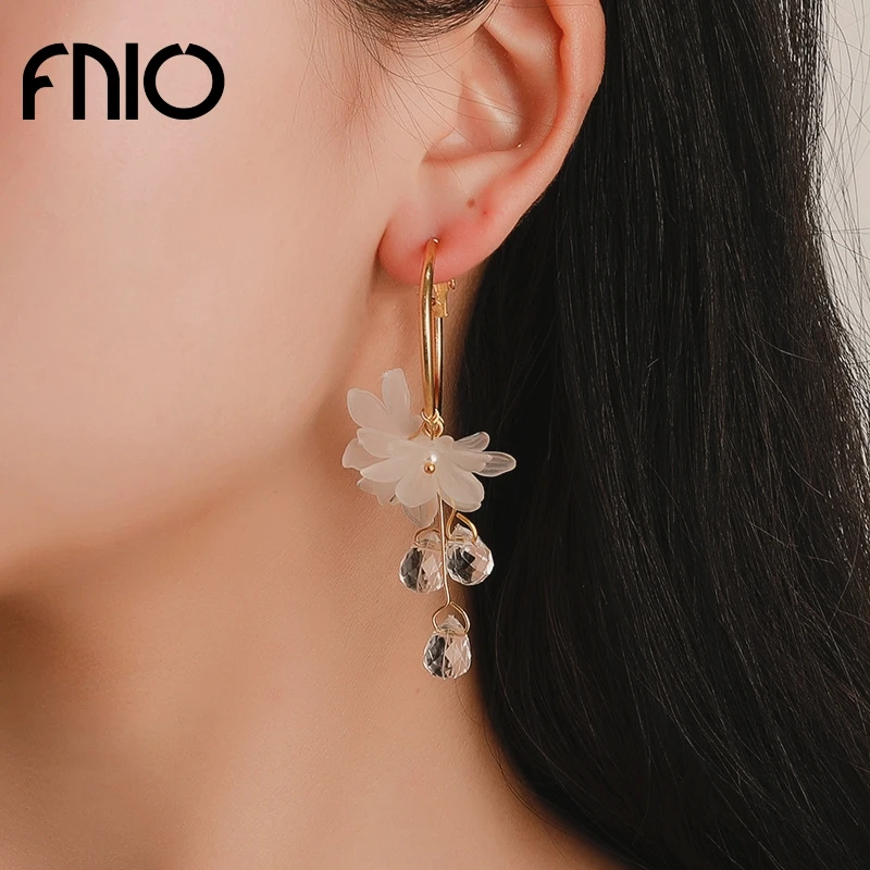FNIO New Korean Petal Acrylic Tassel Earrings Brincos OorbellenTransparent Earrings Wholesale Women's Earrings
FNIO New Korean Petal Acrylic Tassel Earrings Brincos OorbellenTransparent Earrings Wholesale Women's Earrings